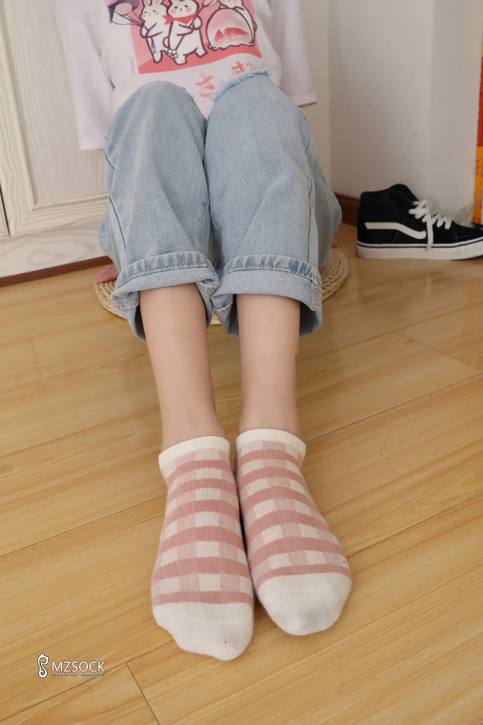 [Mzsock] Love beautiful feet NO.149 Mulberry#[74P]-1