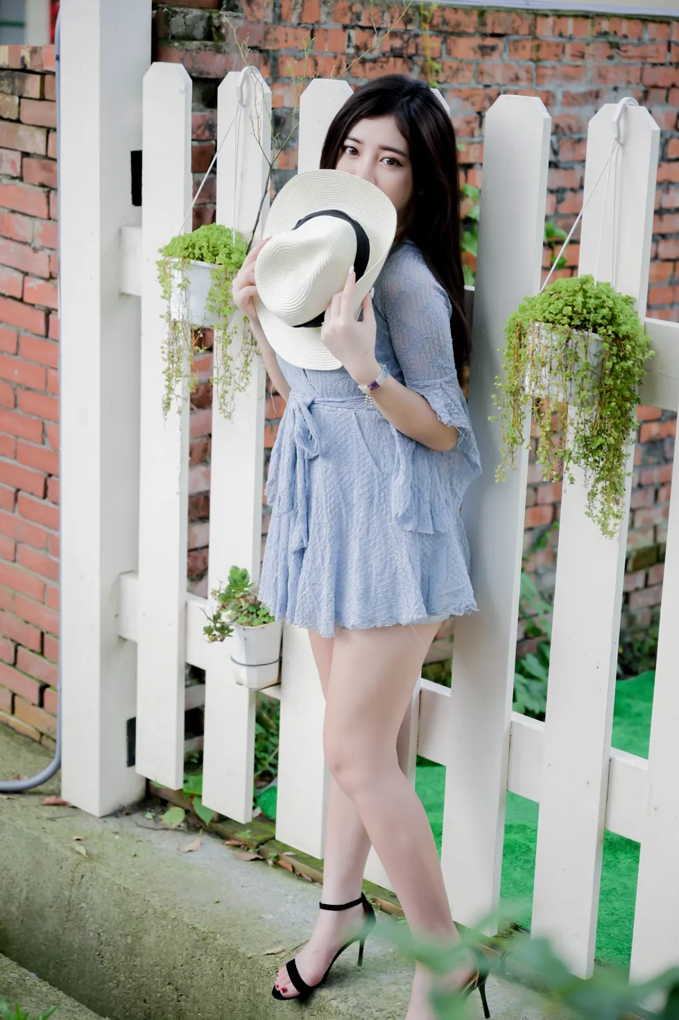 [Mzsock] NO.211 Lele dress with cool legs and high legs street photography#[71P]-5
