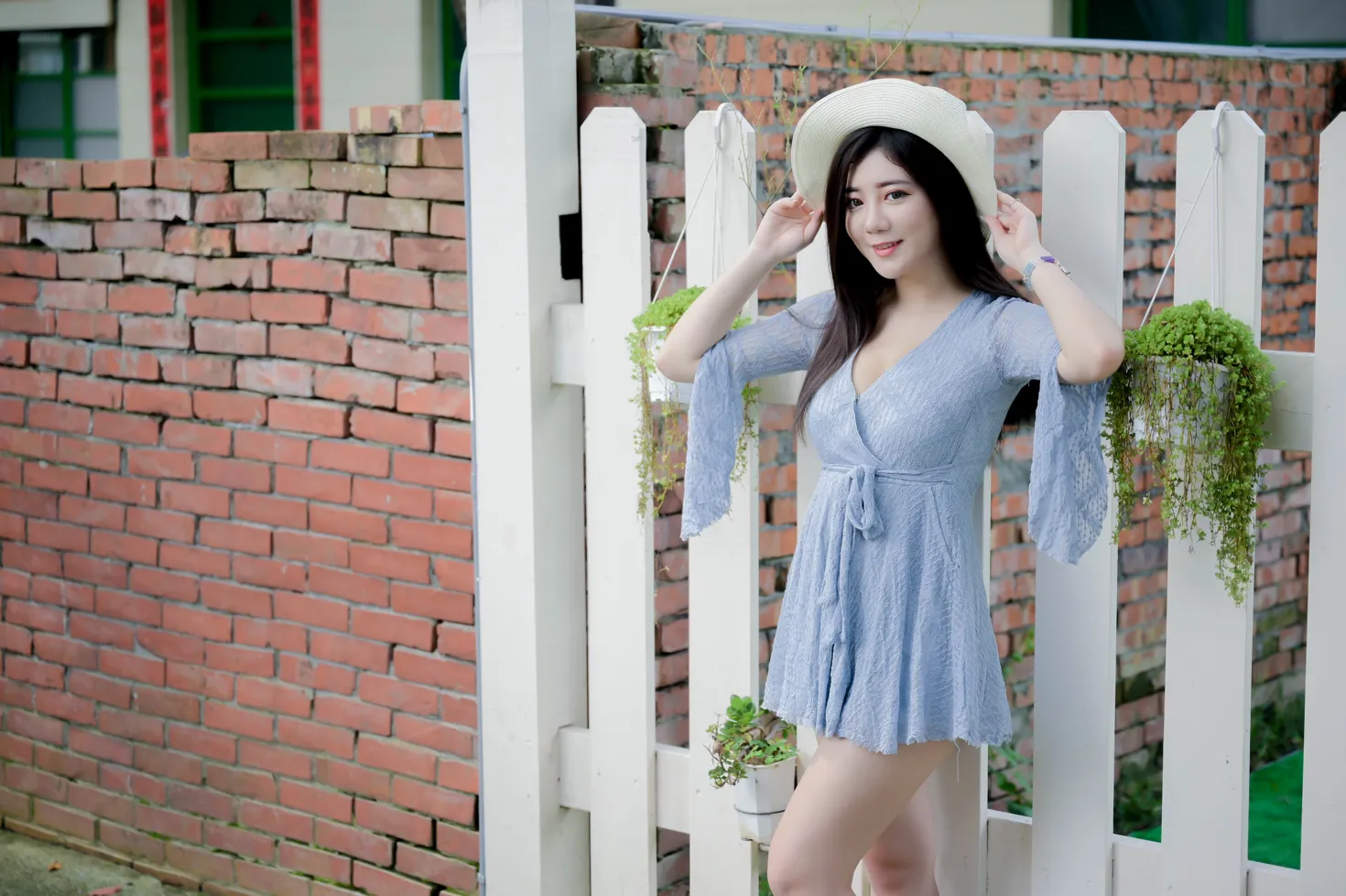 [Mzsock] NO.211 Lele dress with cool legs and high legs street photography#[71P]-9