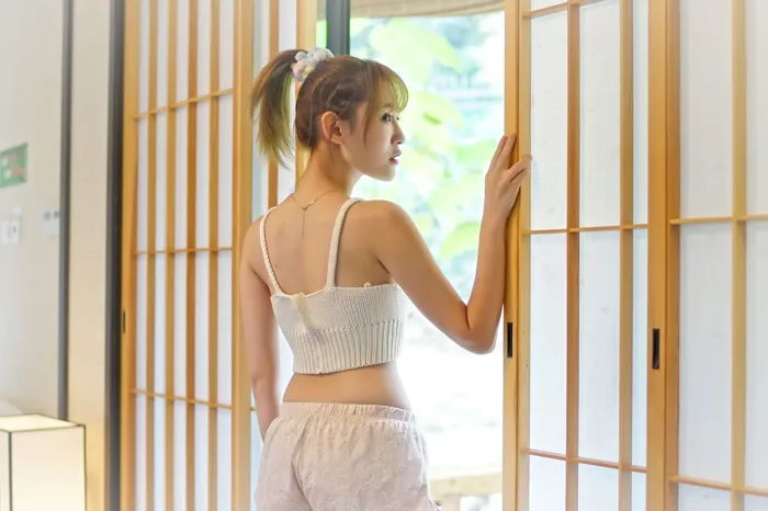 [Mzsock] NO.223 Hanhan Japanese room shorts street photography#[50P]-6