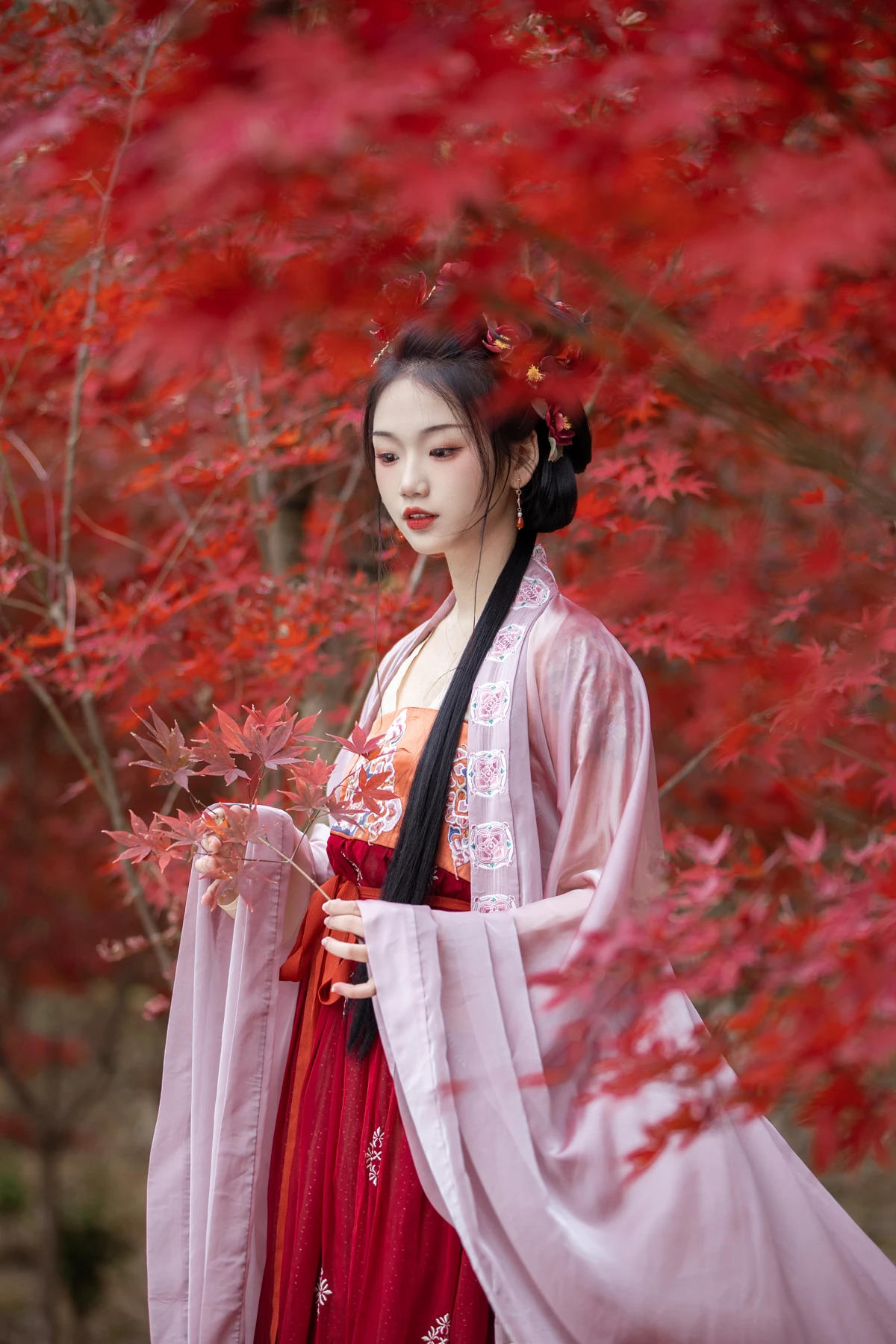 [YITUYU] 2023.02.07 Vol.2994 Evening Maple Song Wanjiang Pavilion#[34P]-9