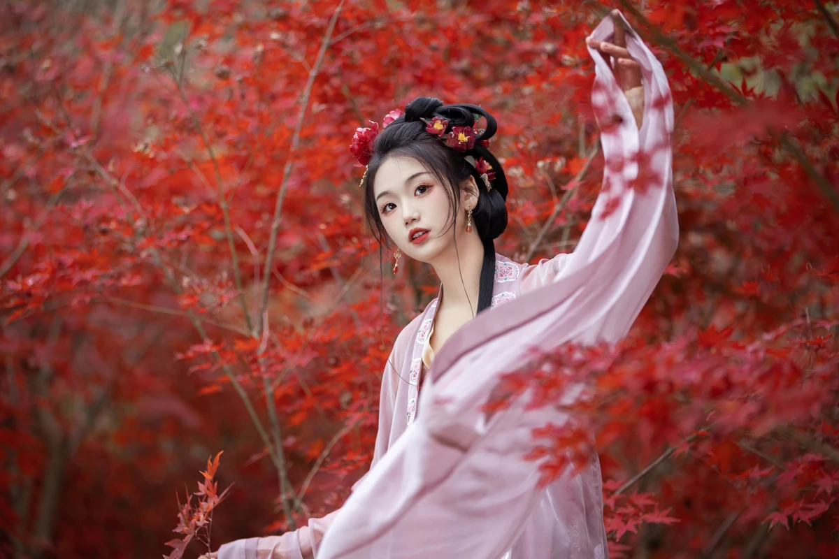 [YITUYU] 2023.02.07 Vol.2994 Evening Maple Song Wanjiang Pavilion#[34P]-10