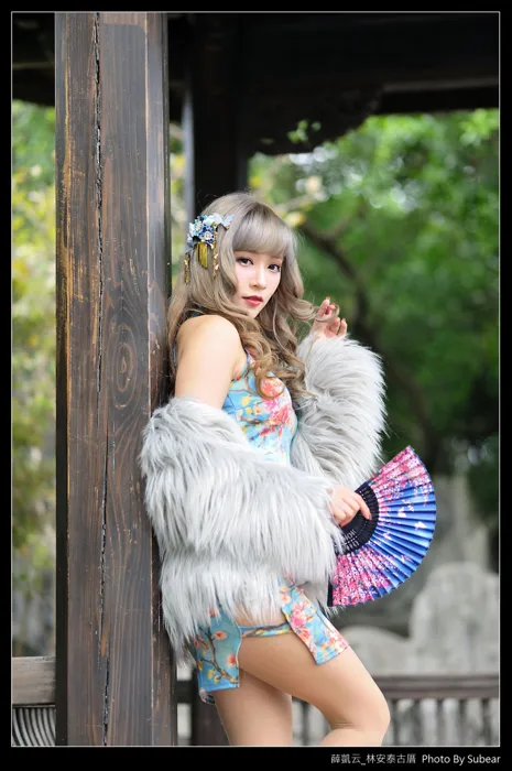 [Mzsock] NO.069 Xue Kaiyun, Lin Antai’s ancient house, high heels and beautiful legs, outdoor shot street photography#[76P]-6