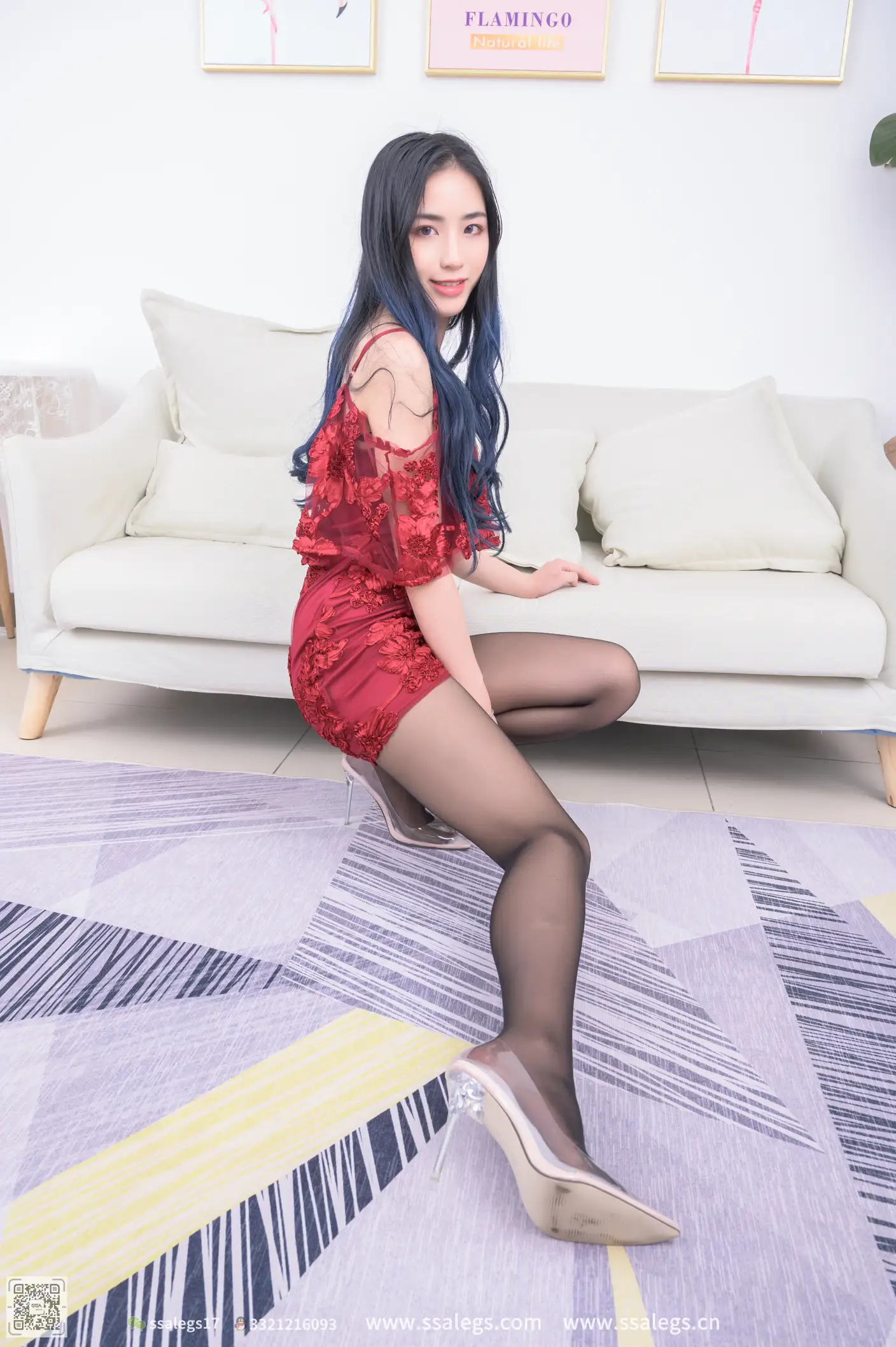 [Mzsock] NO.523 Yin Yin Black Silk Photo (Part 1) Silk club#[127P]-1