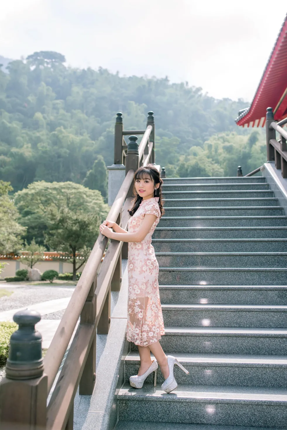 [Mzsock] NO.188 Yu Chen cheongsam high heels beautiful legs street photography#[88P]-2