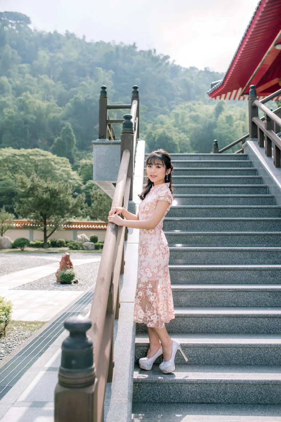 [Mzsock] NO.188 Yu Chen cheongsam high heels beautiful legs street photography#[88P]-3