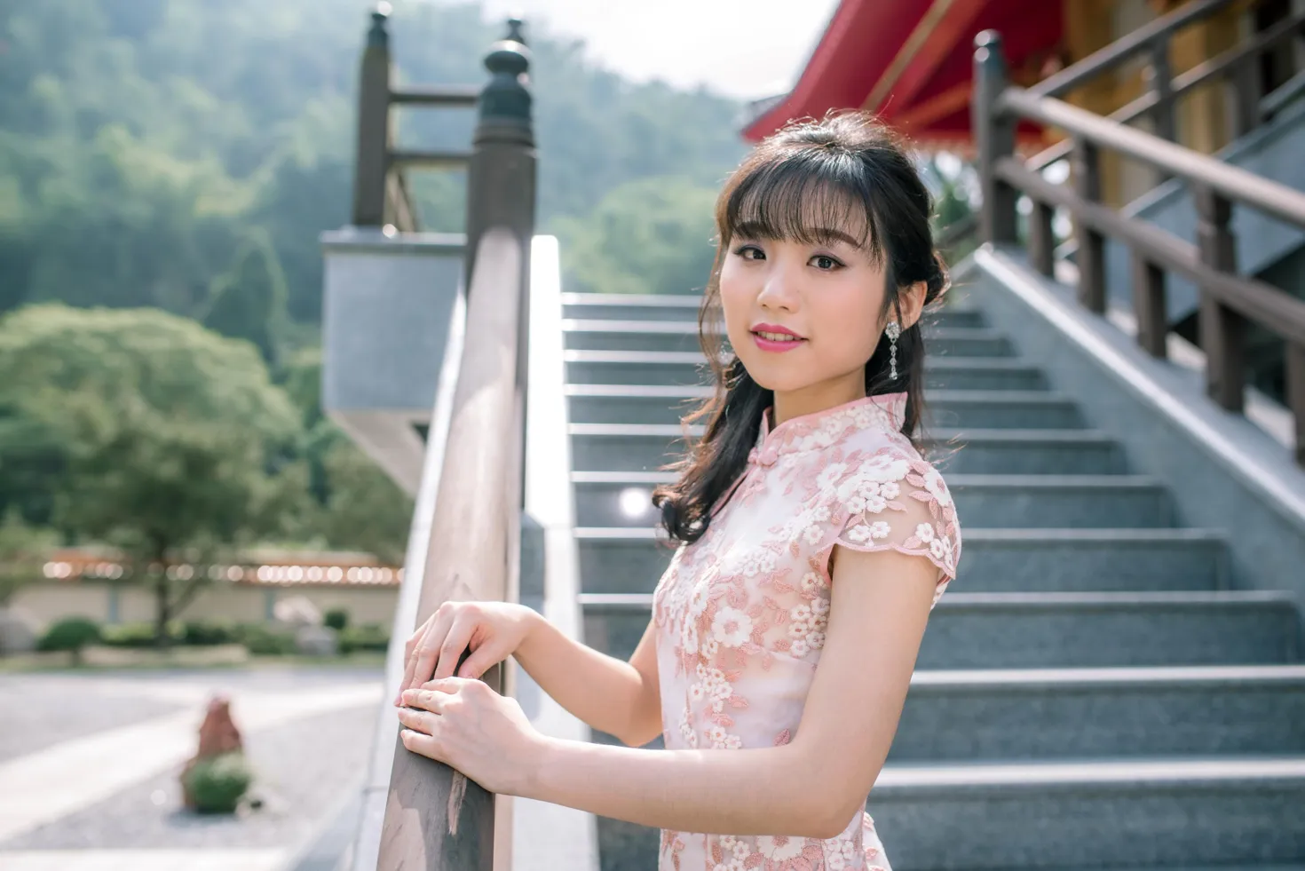 [Mzsock] NO.188 Yu Chen cheongsam high heels beautiful legs street photography#[88P]-4