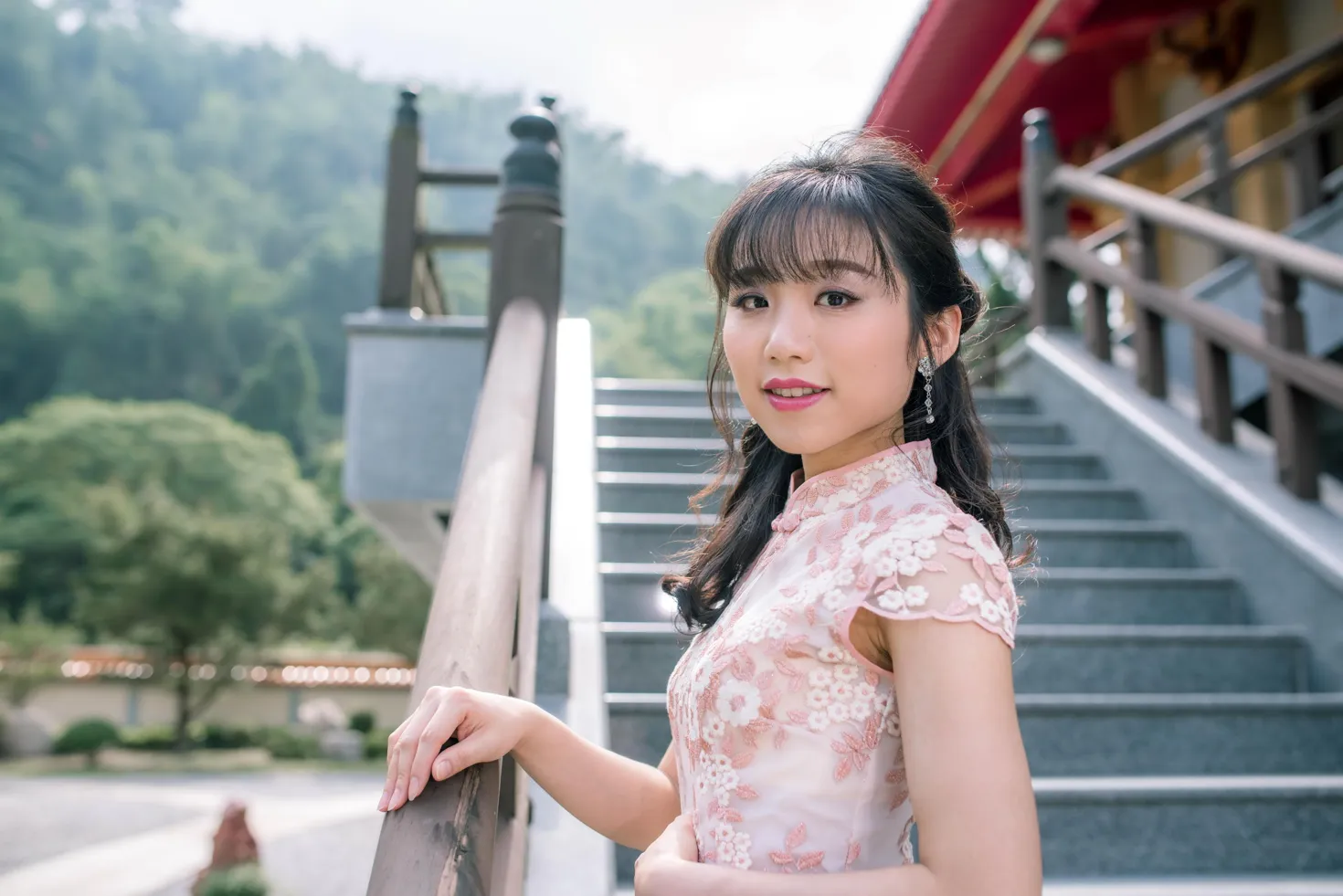 [Mzsock] NO.188 Yu Chen cheongsam high heels beautiful legs street photography#[88P]-5