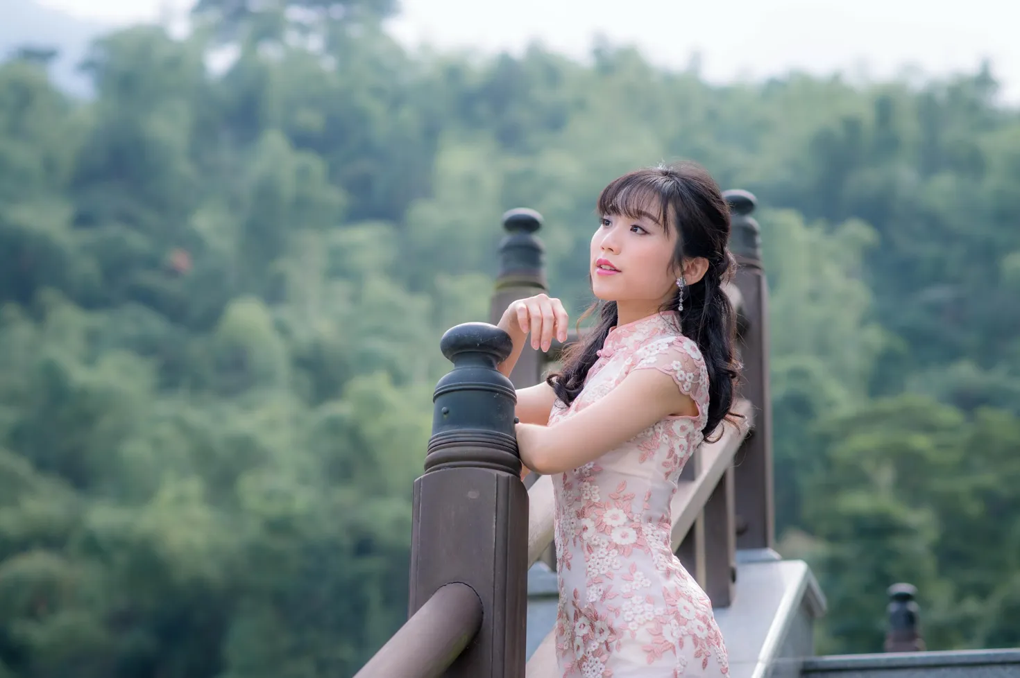 [Mzsock] NO.188 Yu Chen cheongsam high heels beautiful legs street photography#[88P]-9