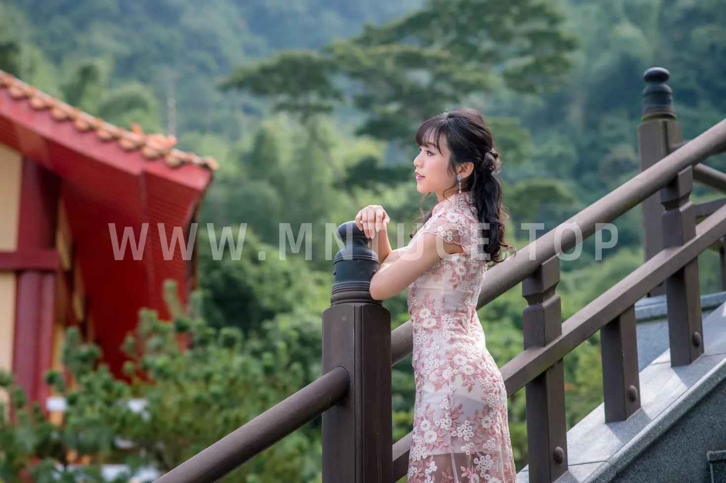 [Mzsock] NO.188 Yu Chen cheongsam high heels beautiful legs street photography#[88P]-10