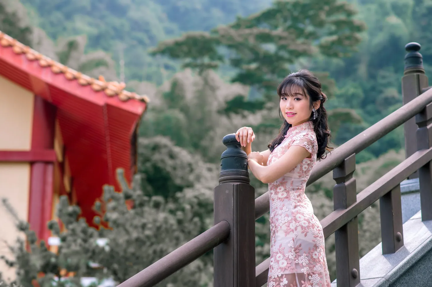 [Mzsock] NO.188 Yu Chen cheongsam high heels beautiful legs street photography#[88P]-3