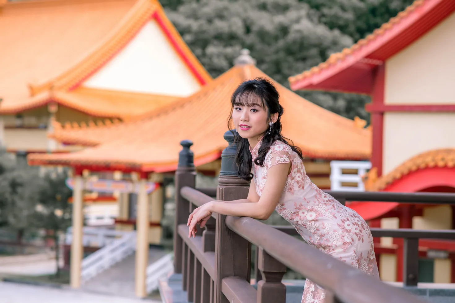 [Mzsock] NO.188 Yu Chen cheongsam high heels beautiful legs street photography#[88P]-4