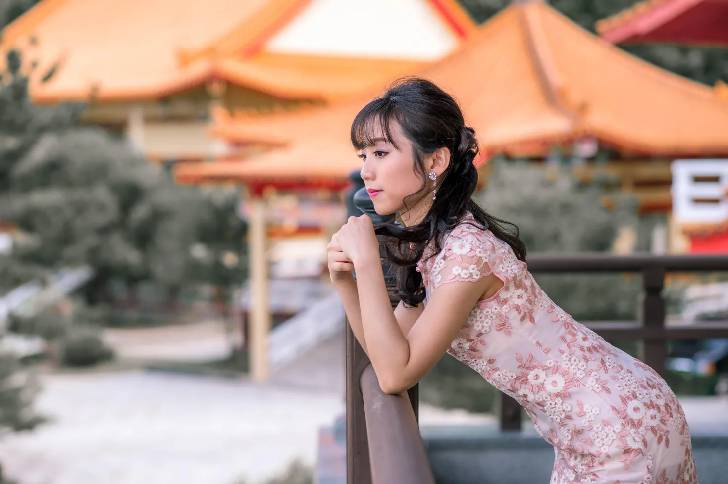 [Mzsock] NO.188 Yu Chen cheongsam high heels beautiful legs street photography#[88P]-6