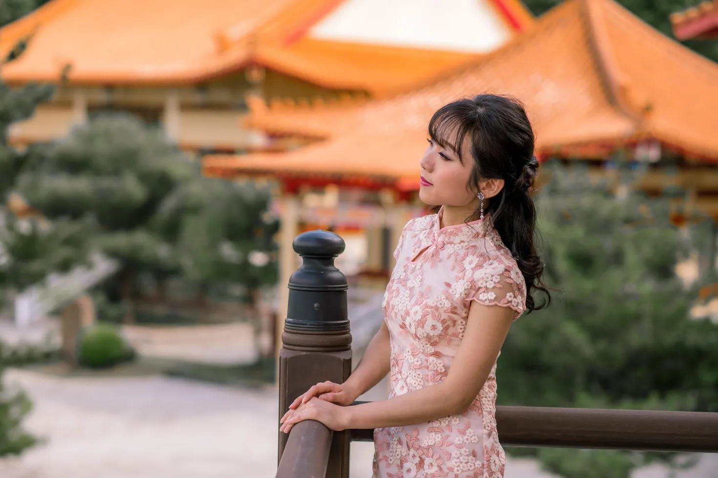 [Mzsock] NO.188 Yu Chen cheongsam high heels beautiful legs street photography#[88P]-9