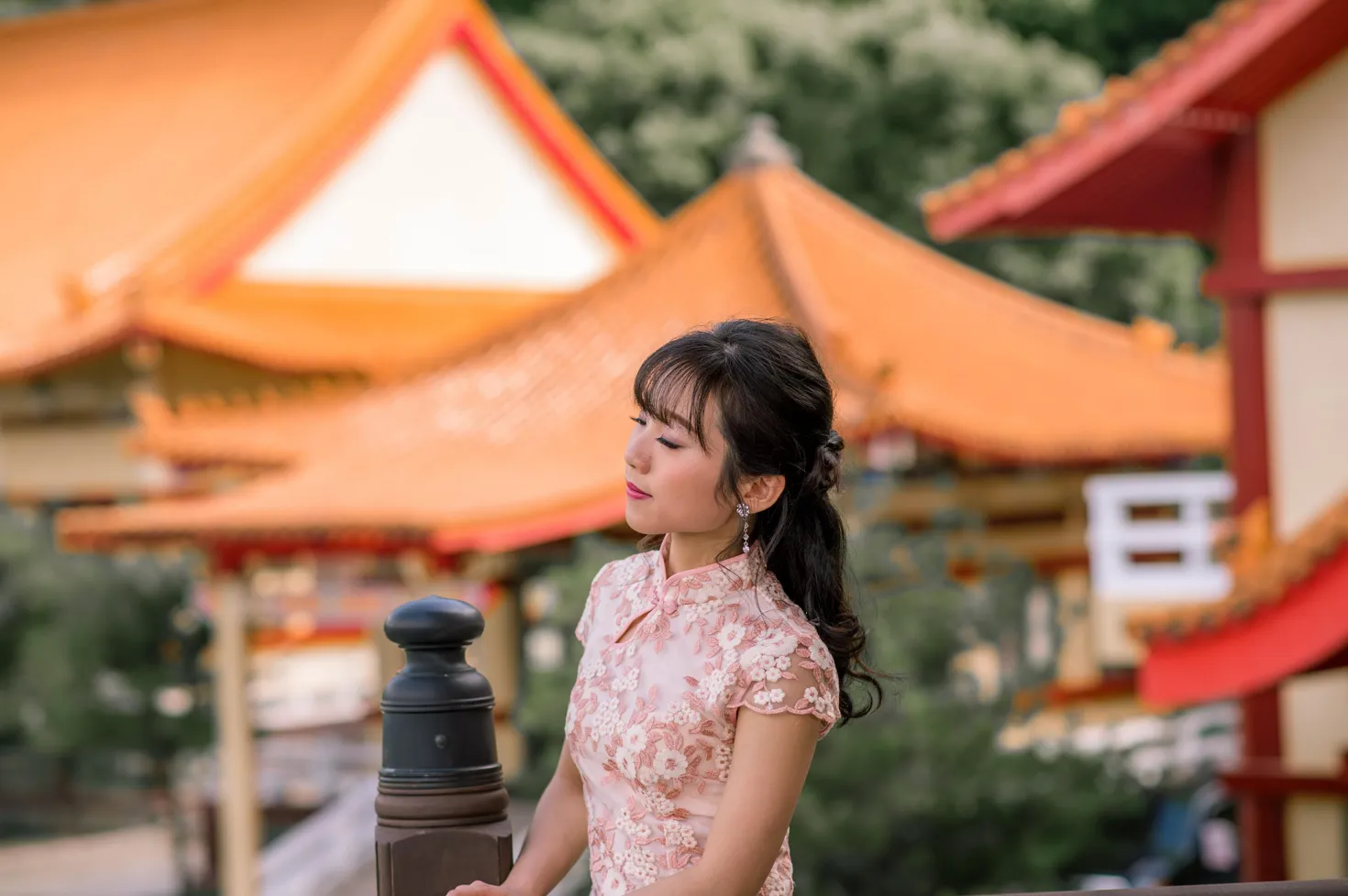 [Mzsock] NO.188 Yu Chen cheongsam high heels beautiful legs street photography#[88P]-10