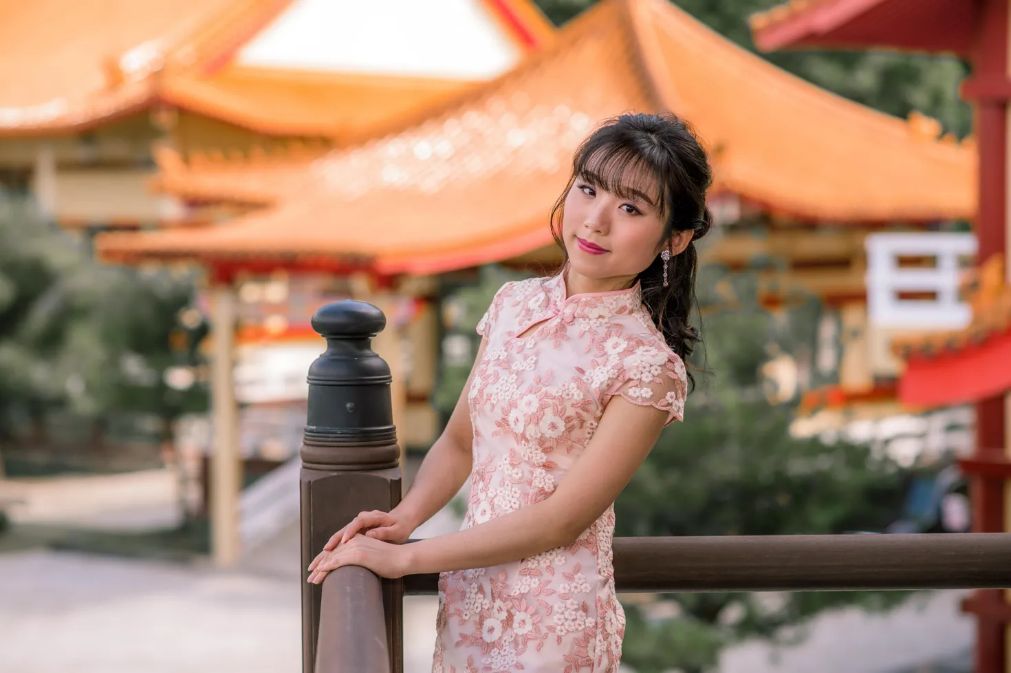 [Mzsock] NO.188 Yu Chen cheongsam high heels beautiful legs street photography#[88P]-2