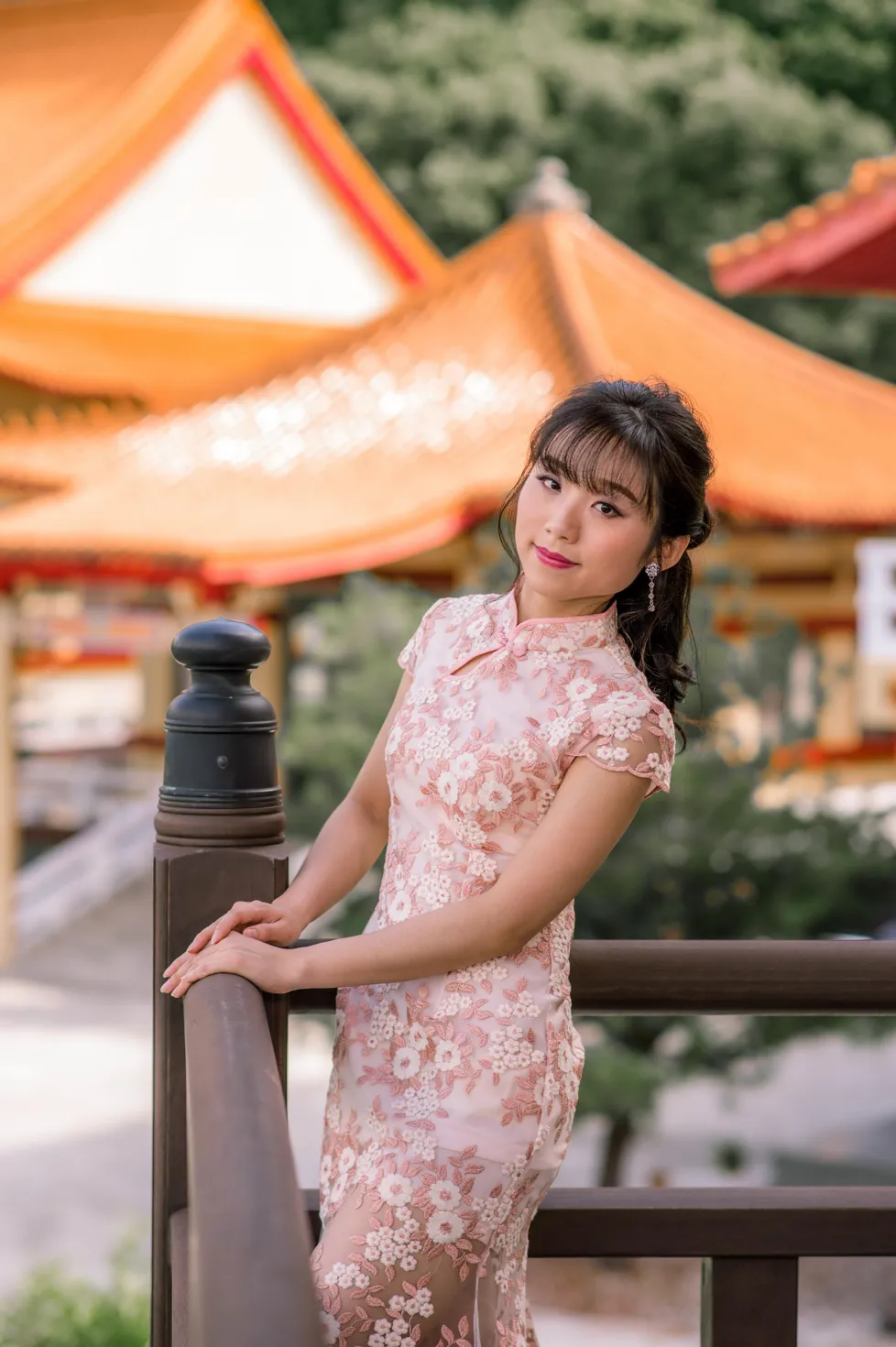 [Mzsock] NO.188 Yu Chen cheongsam high heels beautiful legs street photography#[88P]-4