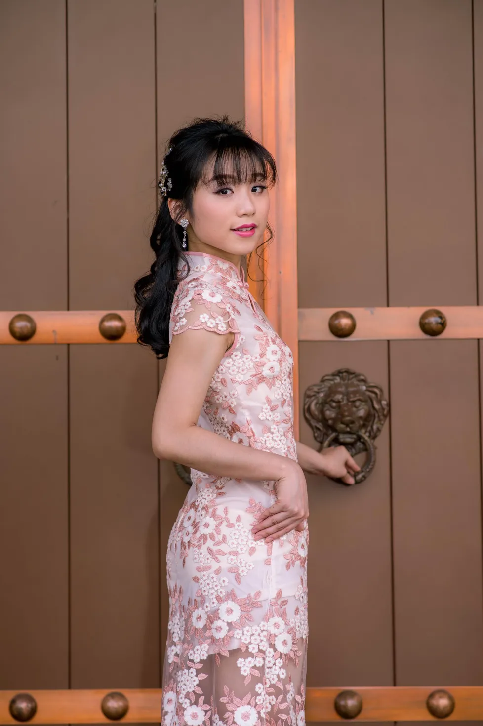 [Mzsock] NO.188 Yu Chen cheongsam high heels beautiful legs street photography#[88P]-7