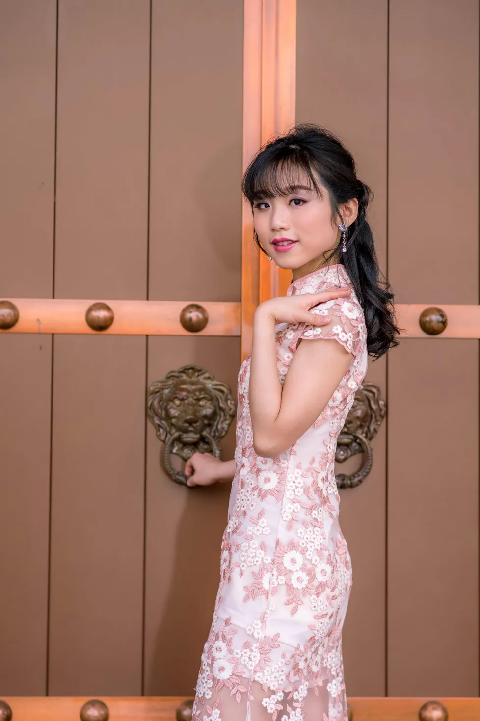 [Mzsock] NO.188 Yu Chen cheongsam high heels beautiful legs street photography#[88P]-10