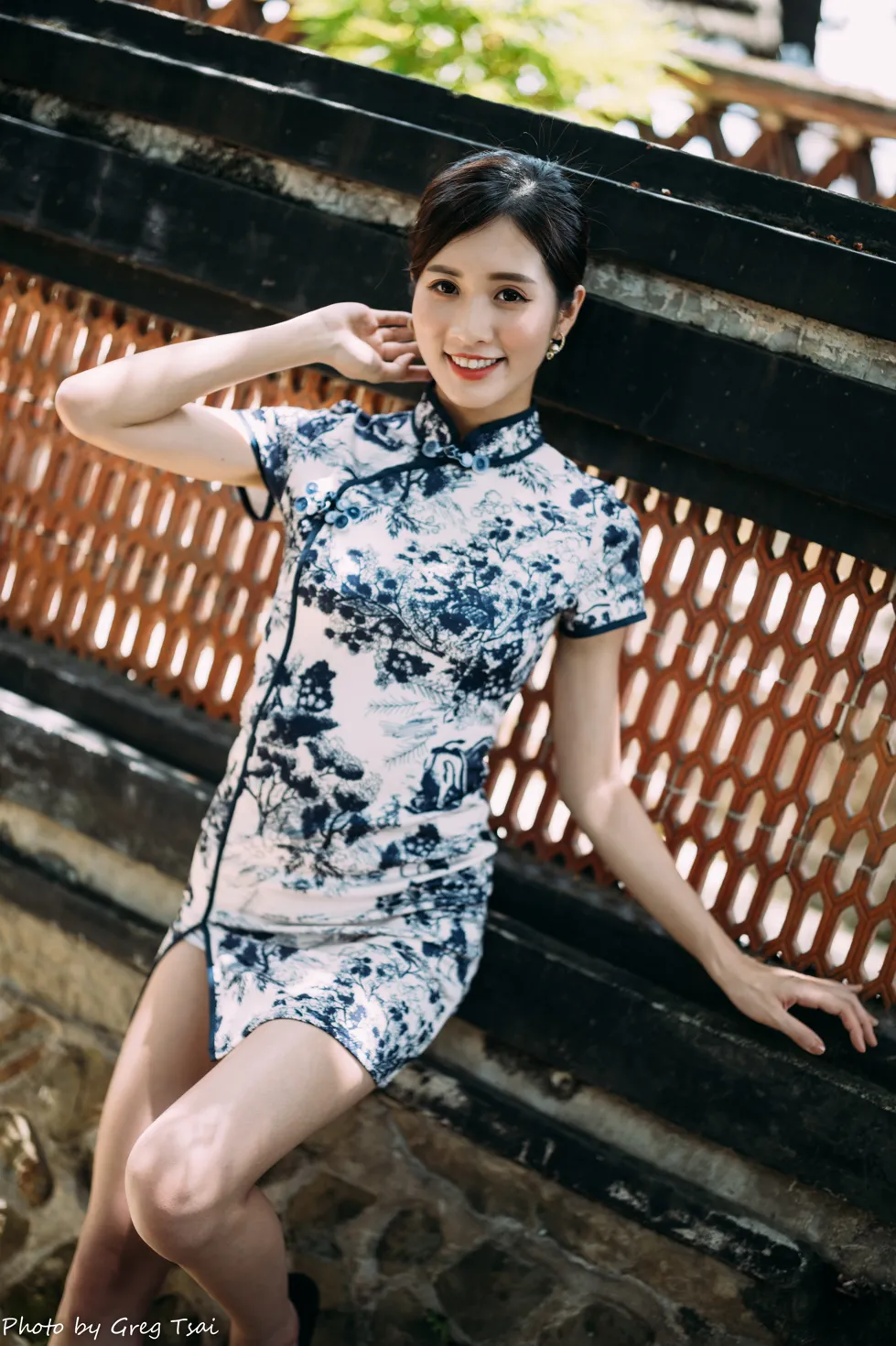 [Mzsock] NO.151 Zhang Jun short cheongsam, stockings, high heels and beautiful legs street photography#[54P]-7