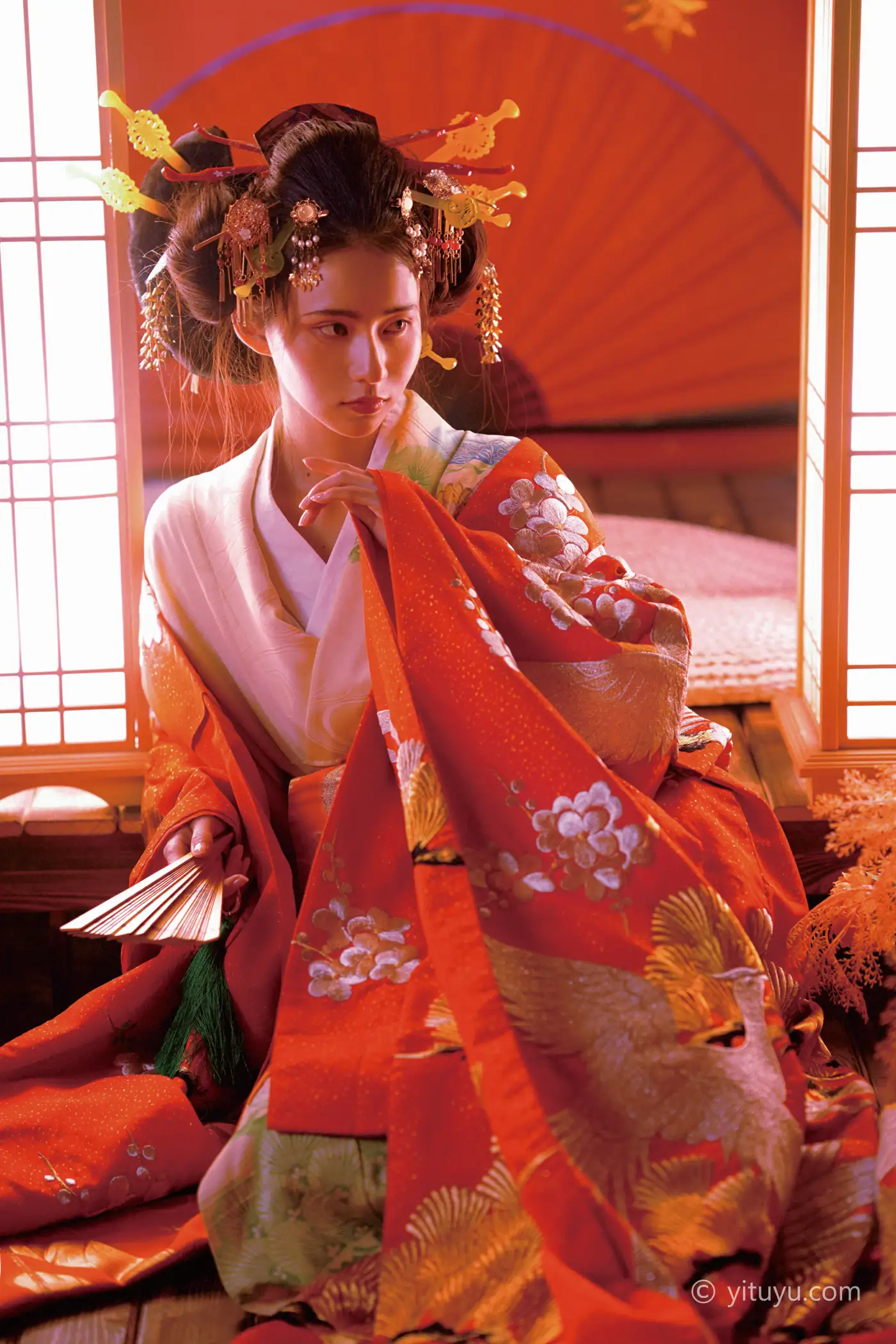 [YITUYU] 2021.07.12 Vol.089 – Luoyang Oiran Madoka#[40P]-1