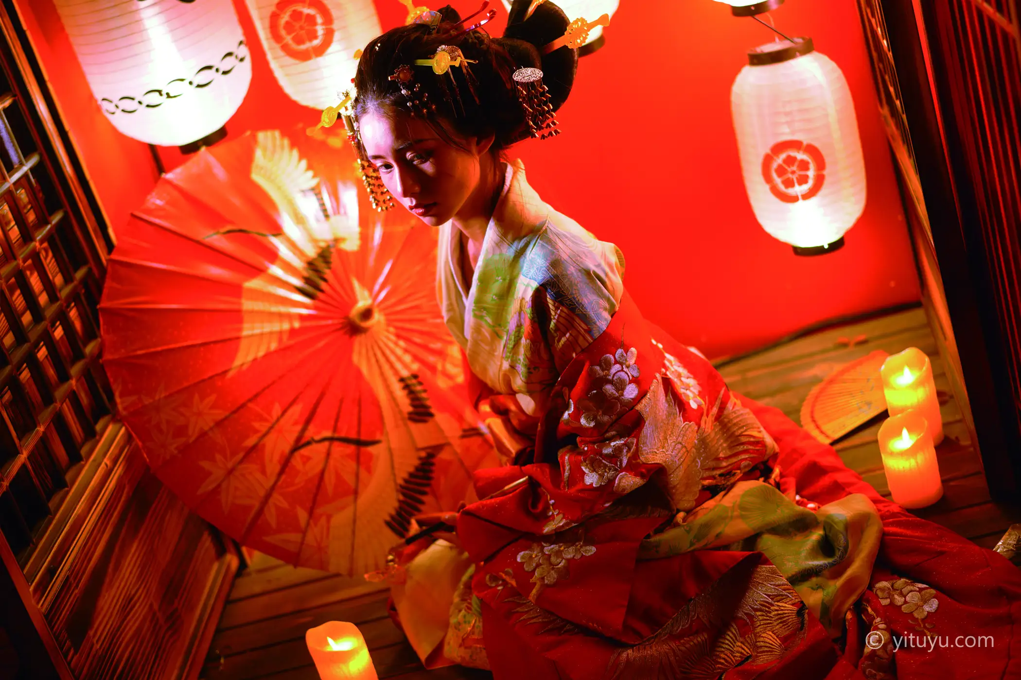 [YITUYU] 2021.07.12 Vol.089 – Luoyang Oiran Madoka#[40P]-4